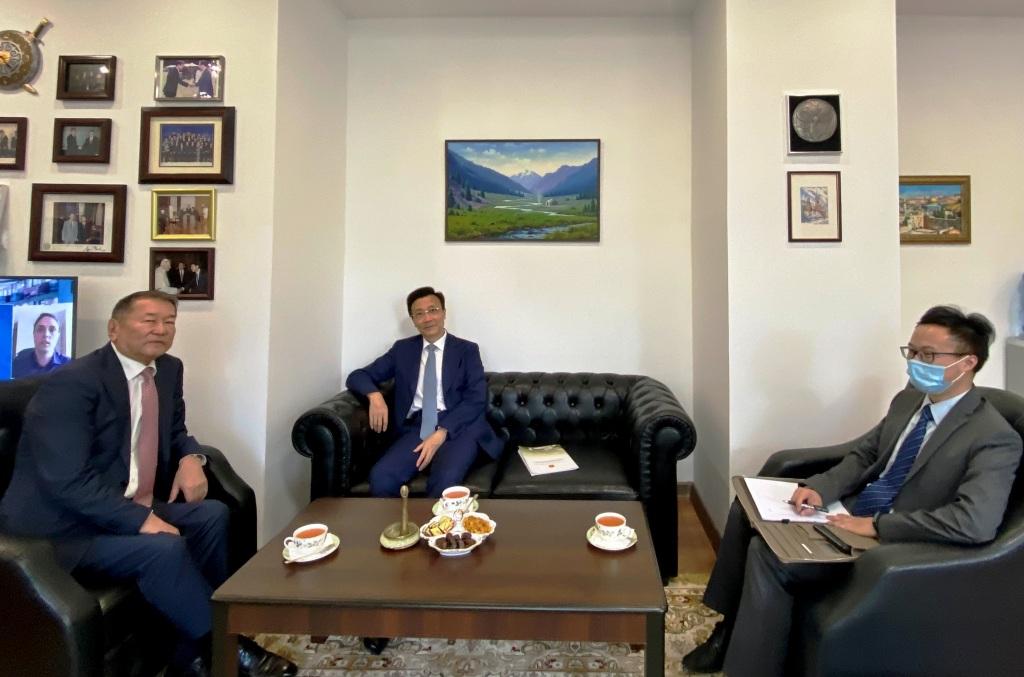 Встреча Председателя Правления с Послом Китая в Казахстане