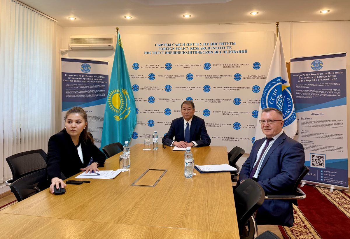 Австрияның Еуропалық саясат және қауіпсіздік саясаты институтының басшылығымен кездесу
